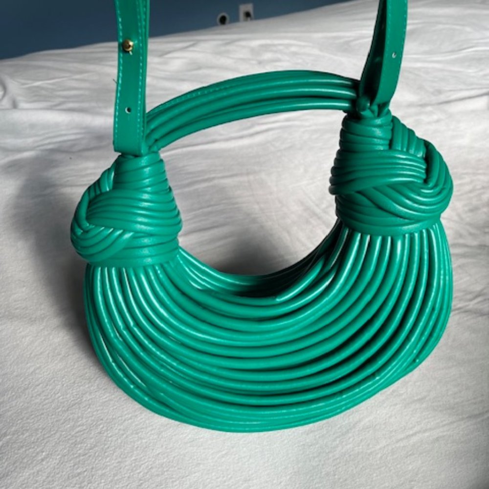 Coco and Dee Green Purse with strap